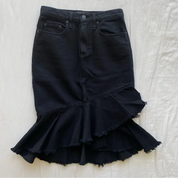 Nobody Denim Venus Denim Skirt Waist 24 Size XS